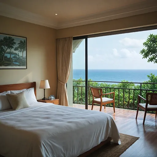 São Tomé premium suites with ocean view: refined stays and exceptional amenities